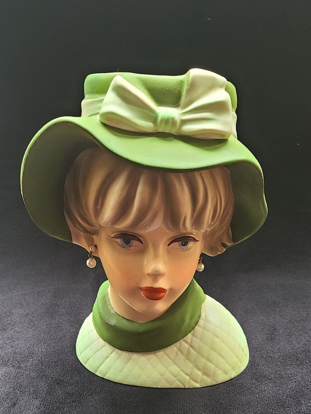 Lady Head Vase Vintage Napcoware